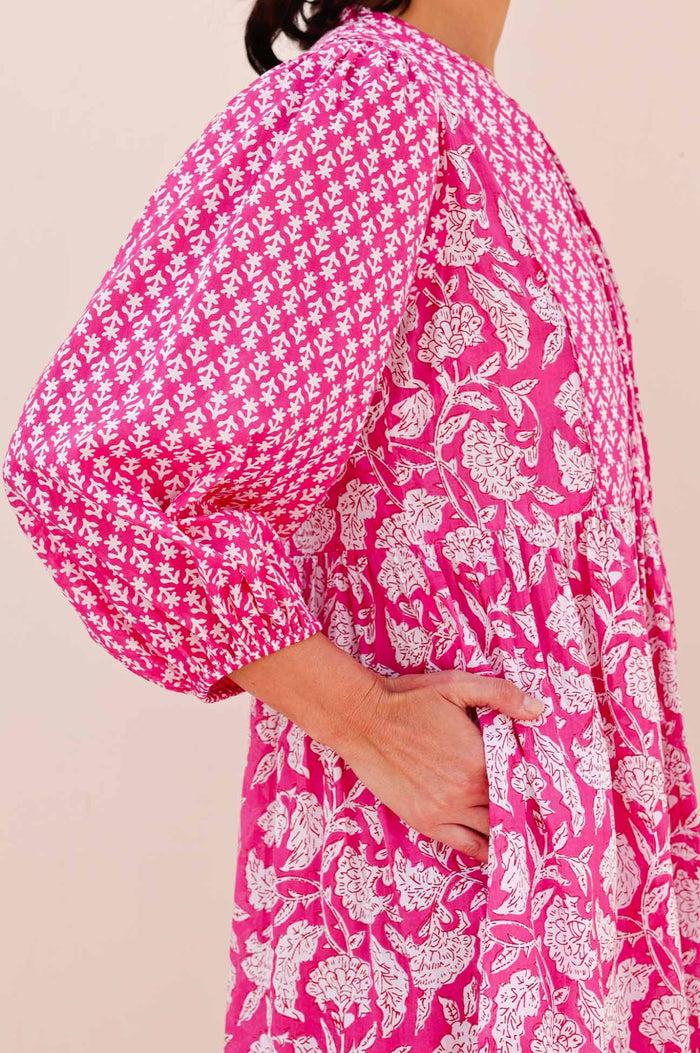Aspiga Martha Organic Cotton Mix Print Dress