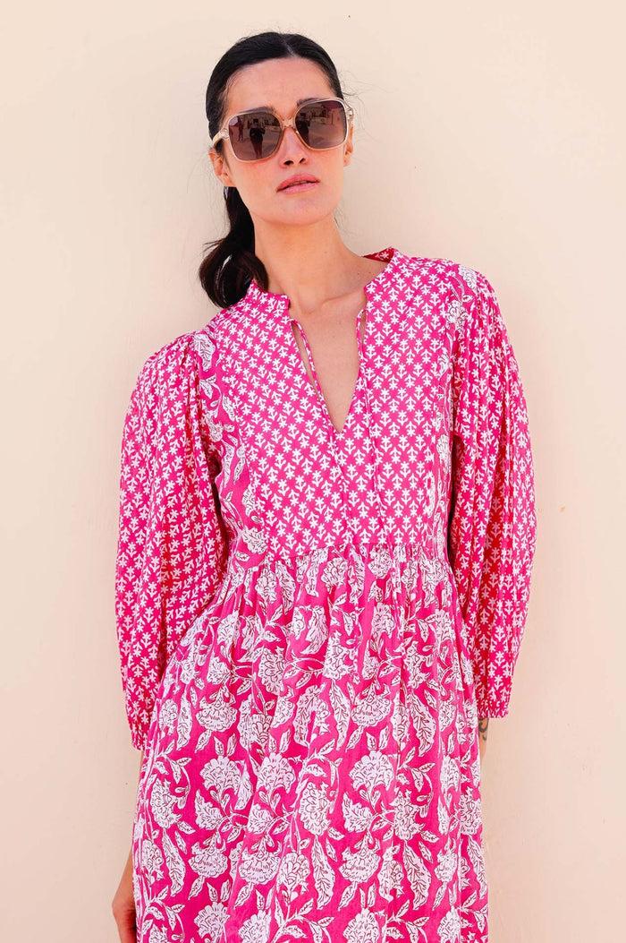 Aspiga Martha Organic Cotton Mix Print Dress
