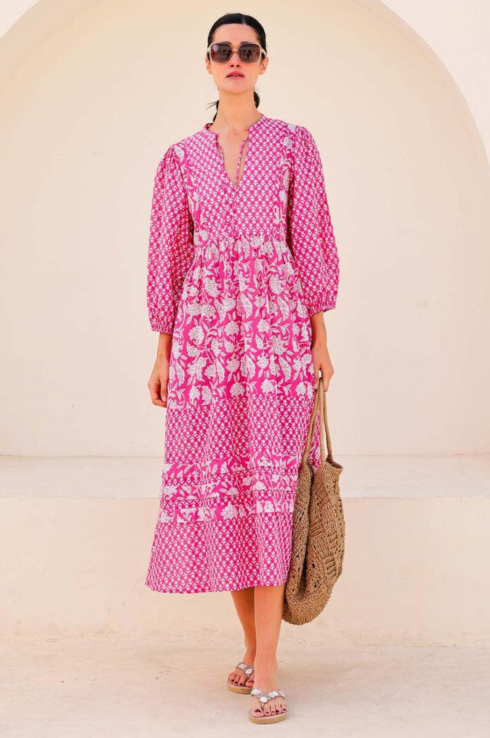 Aspiga Martha Organic Cotton Mix Print Dress