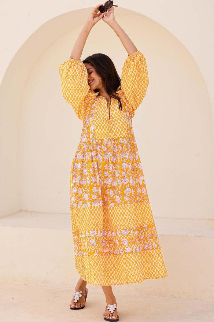 Aspiga Martha Organic Cotton Mix Print Dress