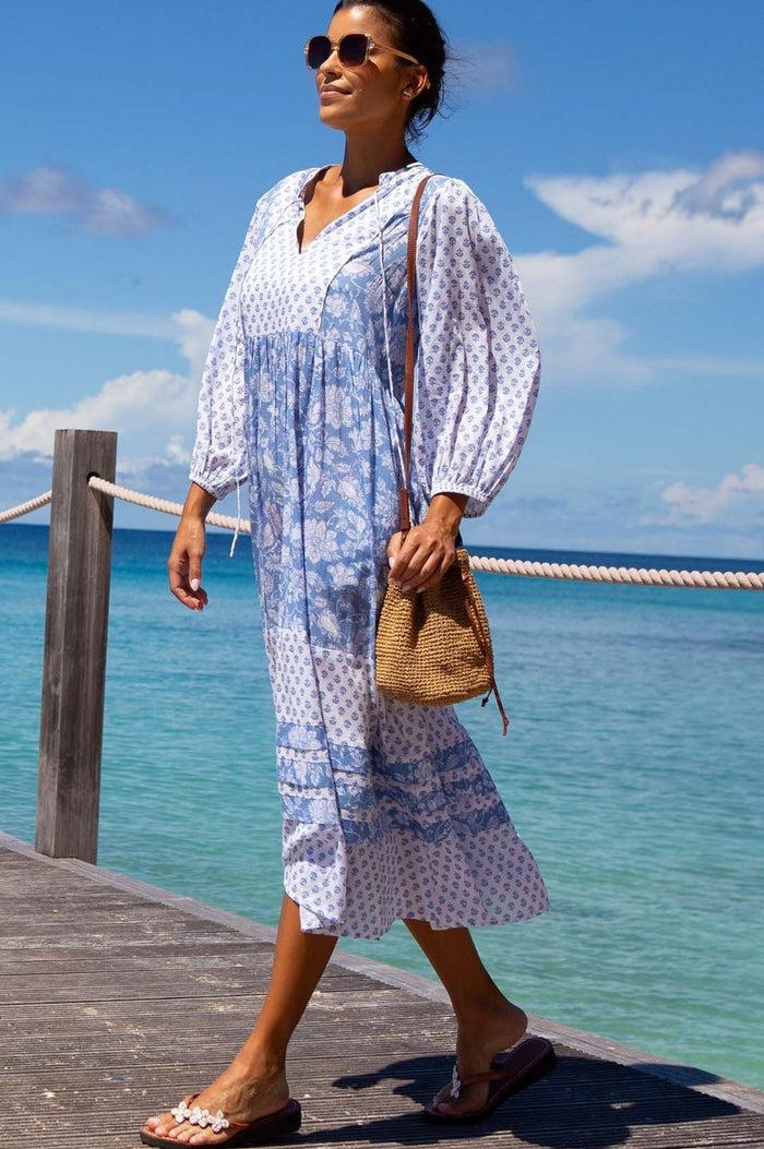 Aspiga Martha Organic Cotton Print Mix Dress