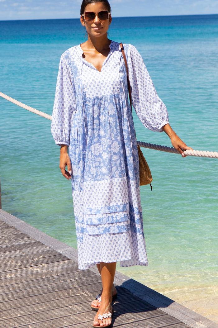 aspiga Martha Organic Cotton Print Mix Dress