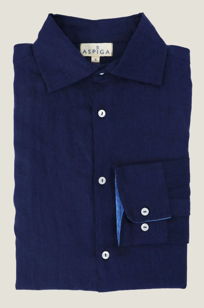 Aspiga Men's Premium Linen Shirt