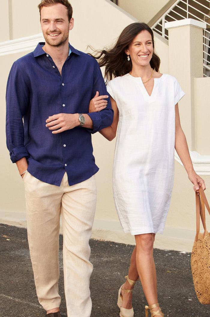 Aspiga Men's Premium Linen Shirt