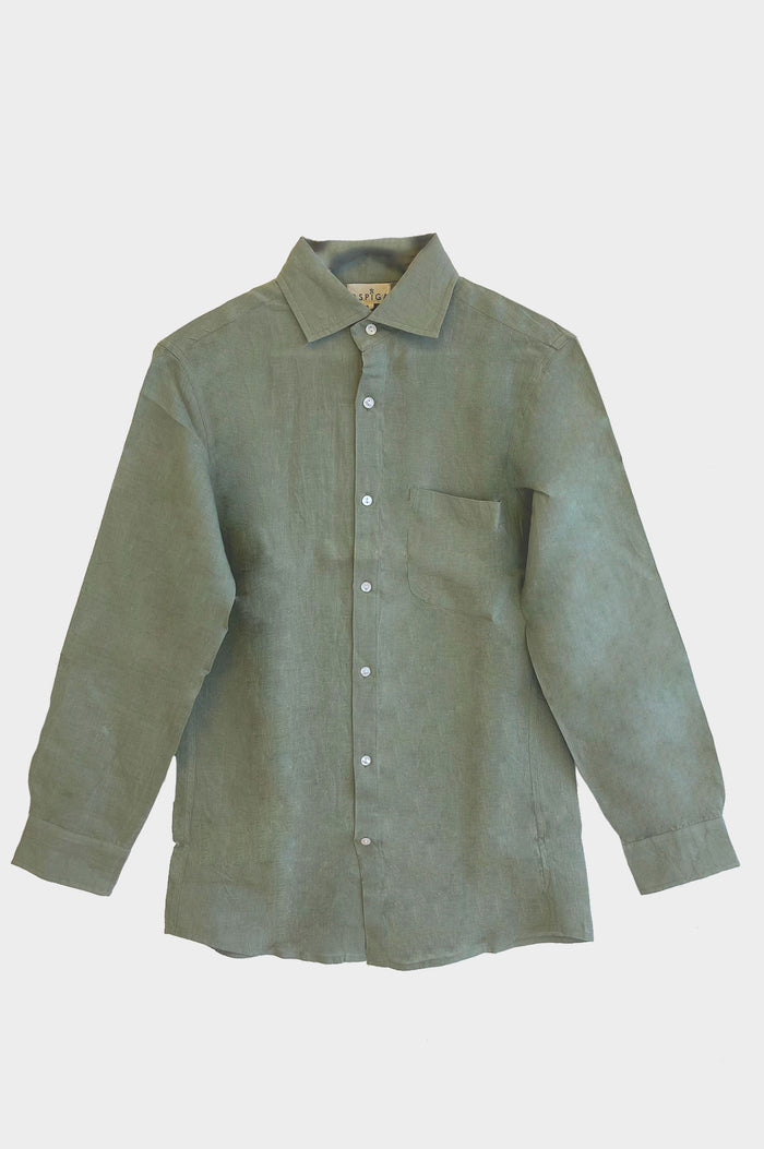 Aspiga Men's Premium Linen Shirt