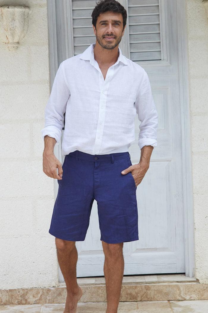 Aspiga Men's Premium Linen Shirt