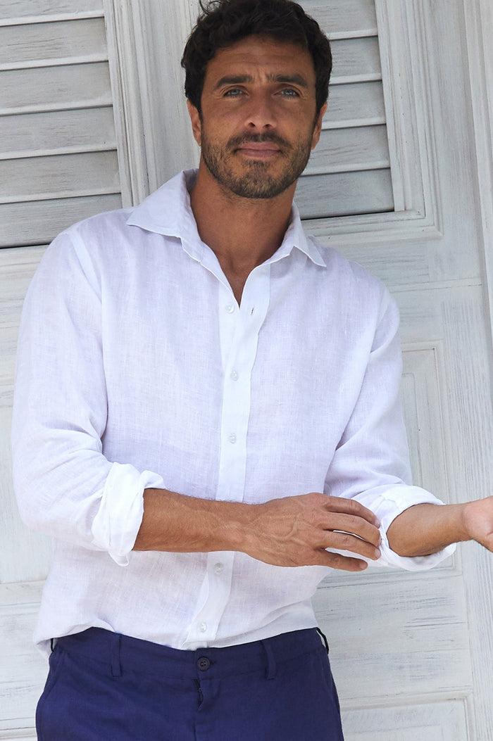 aspiga Men's Premium Linen Shirt