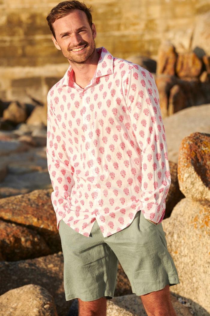 Aspiga Men's Premium Linen Shorts