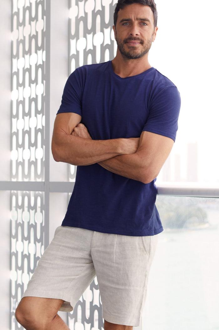 Aspiga Men’s Premium Linen Shorts