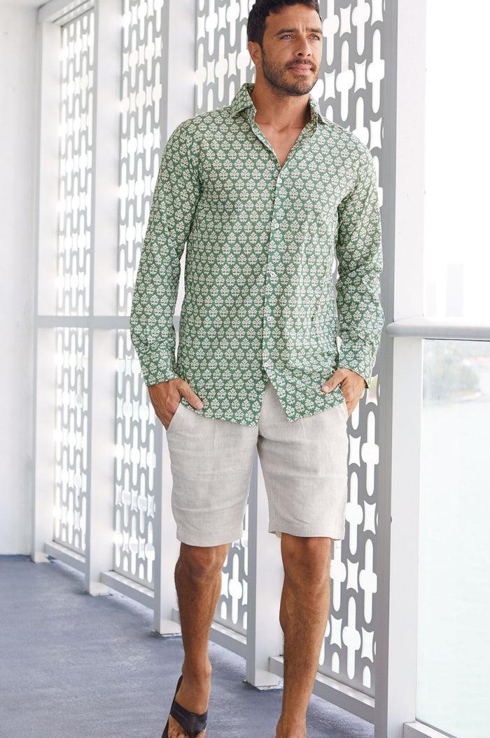 Aspiga Men’s Premium Linen Shorts