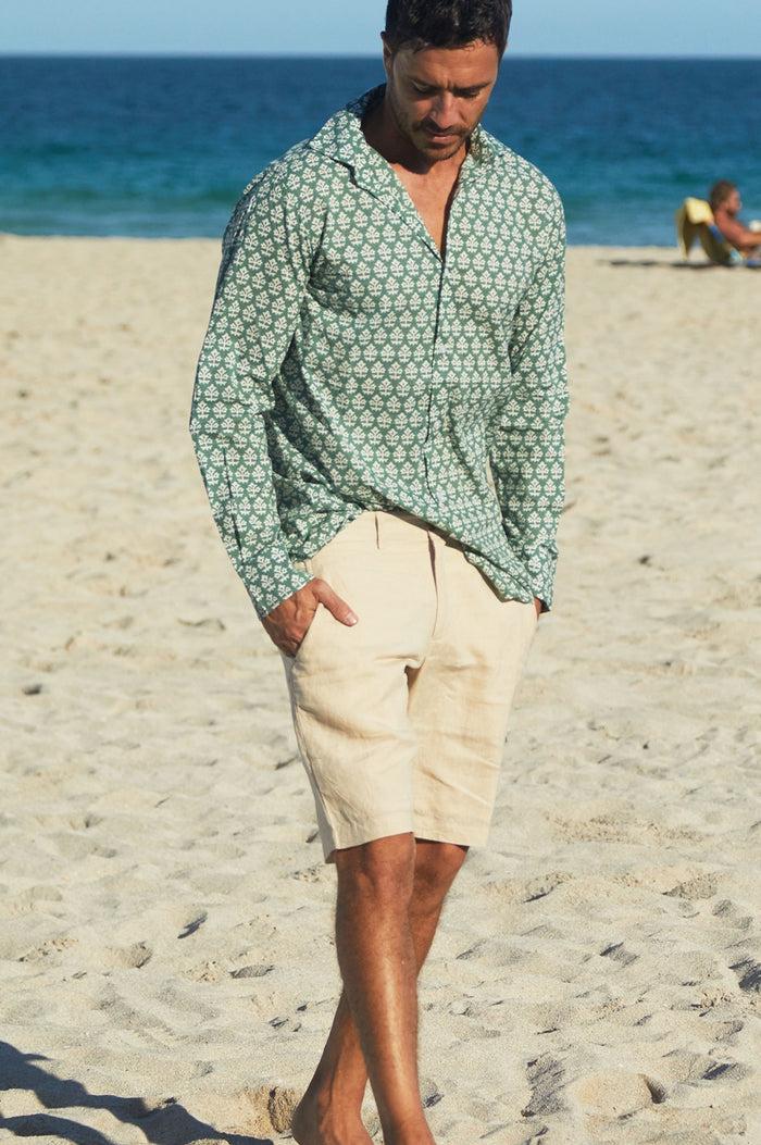 Aspiga Men’s Premium Linen Shorts