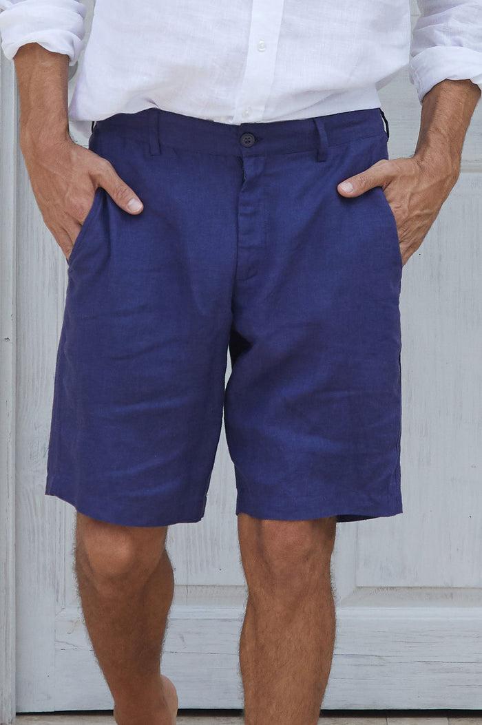 aspiga Men's Premium Linen Shorts