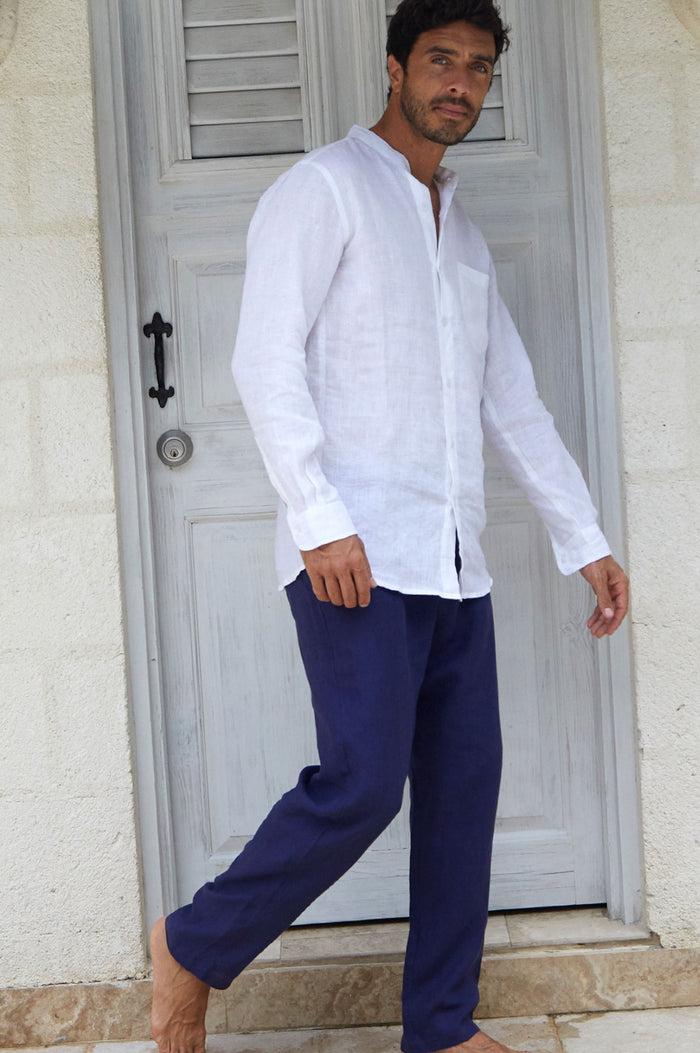 Aspiga Men's Premium Linen Trousers