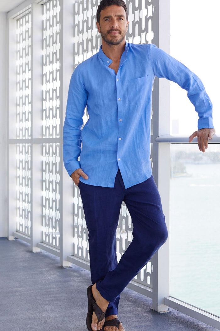 Aspiga Men's Premium Linen Trousers