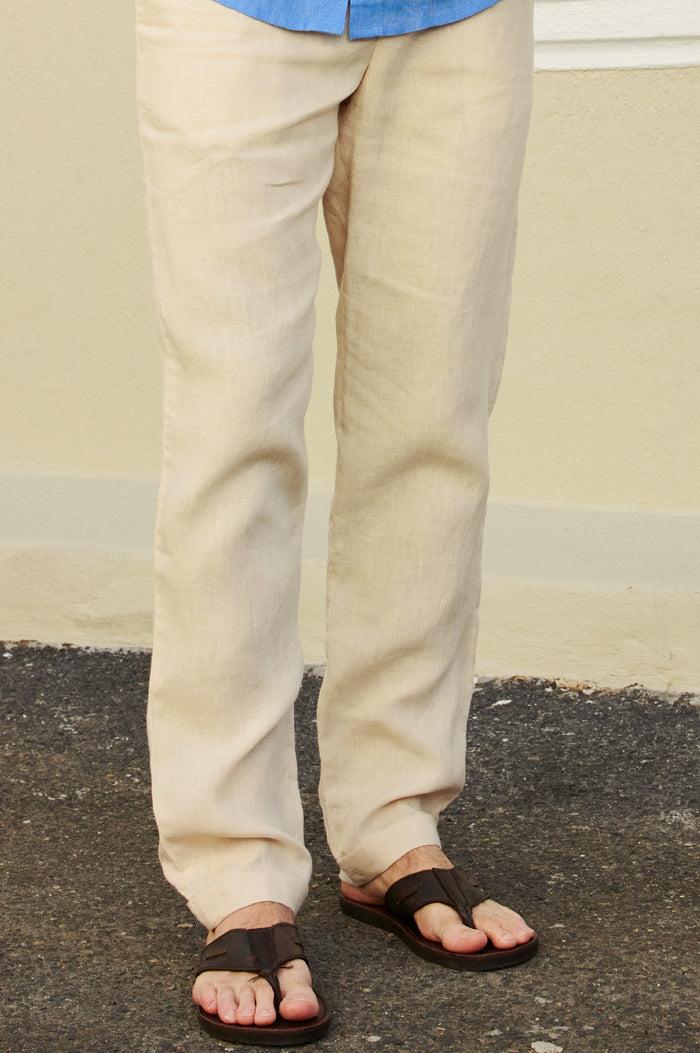 aspiga Men's Premium Linen Trousers