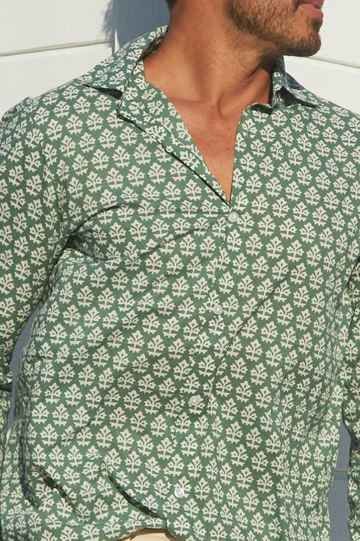 Aspiga Men's Printed Cotton Shirt