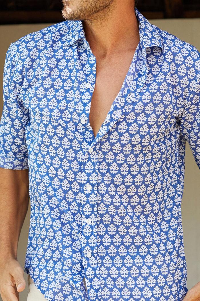 Aspiga Men's Printed Cotton Shirt