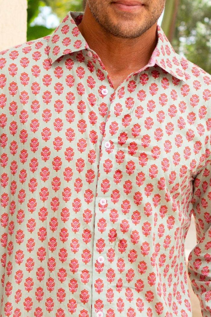 Aspiga Men's Printed Cotton Shirt