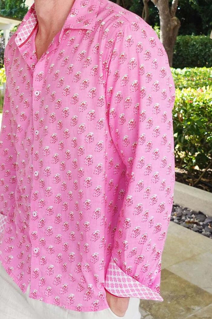 Aspiga Men's Printed Cotton Shirt