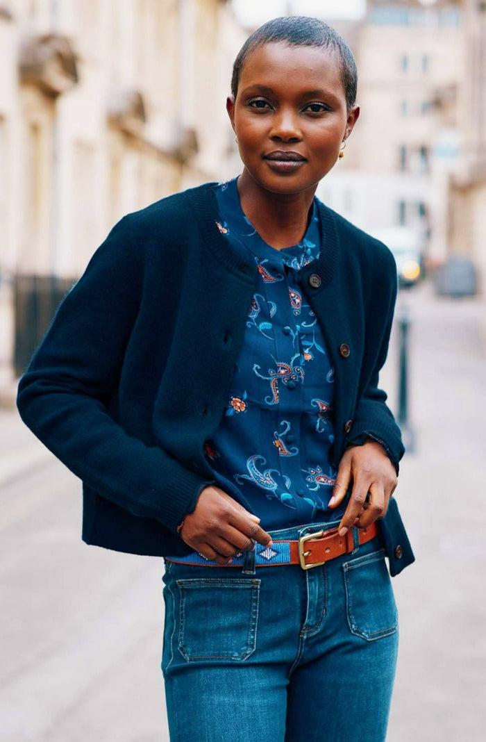 aspiga Merino Wool Brittany Cardigan