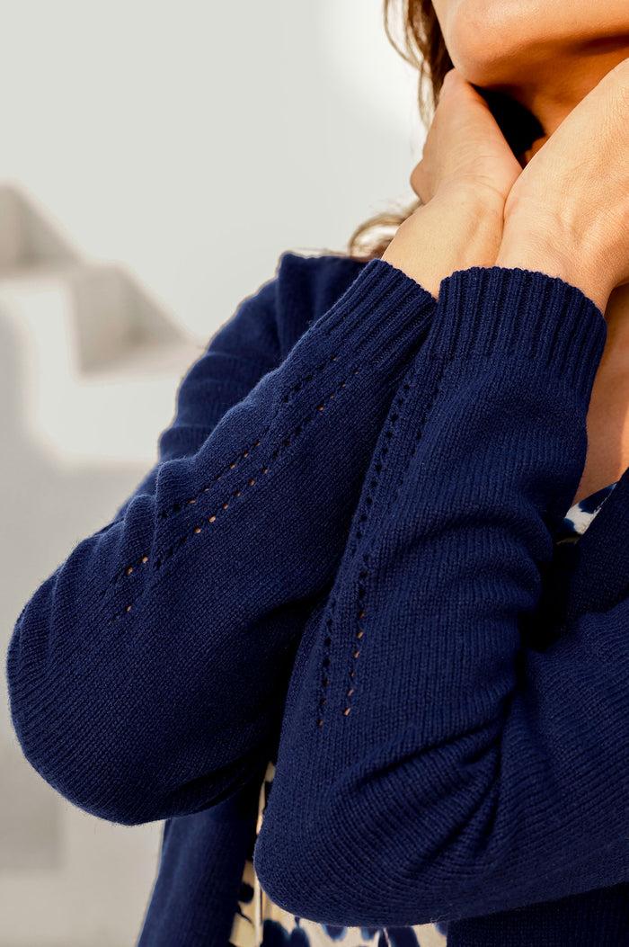 Aspiga Merino Wool Edge To Edge Cardigan