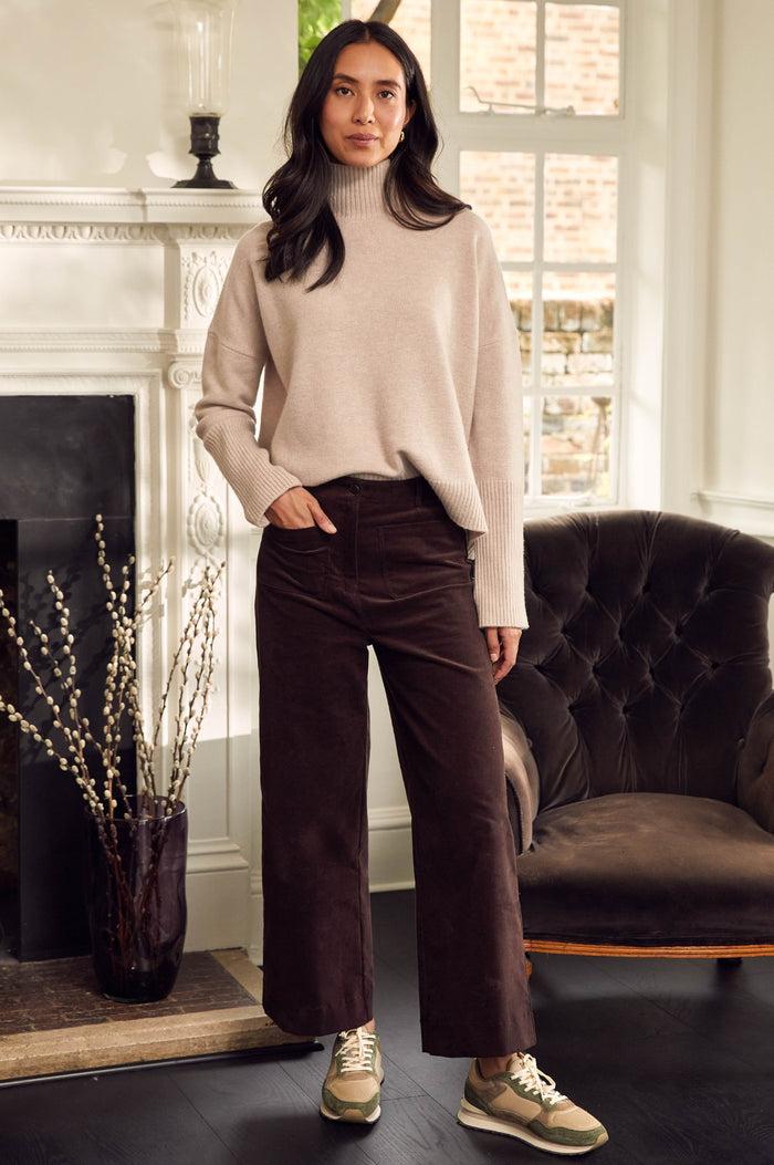 Aspiga Merino Wool Funnel Neck Jumper