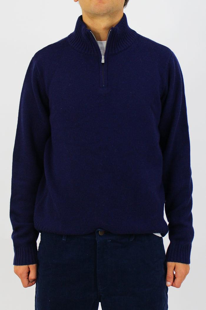 aspiga Merino Wool Men's Quarter Zip Jumper
