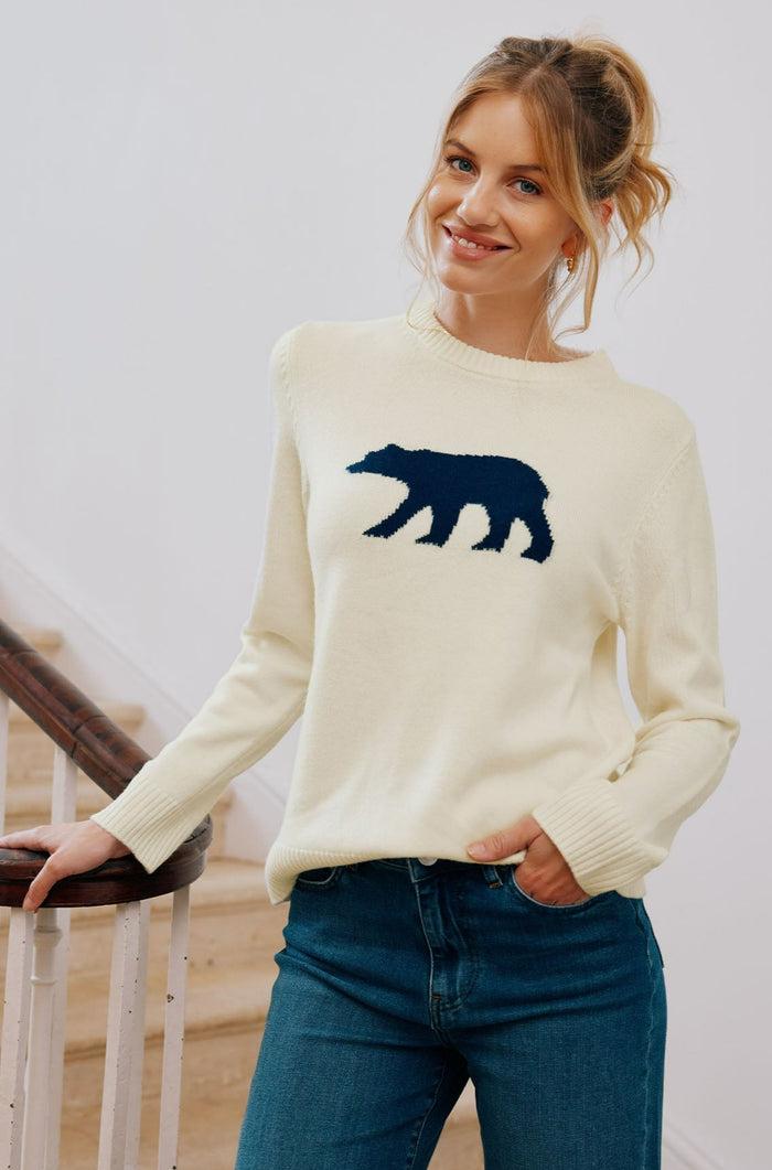 aspiga Merino Wool Polar Bear Jumper