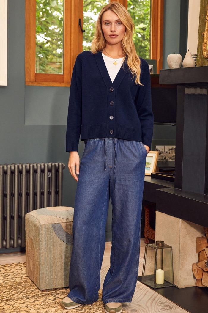 Aspiga Merino Wool Swing Cardigan