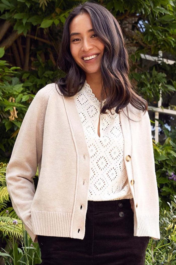 aspiga Merino Wool Swing Cardigan