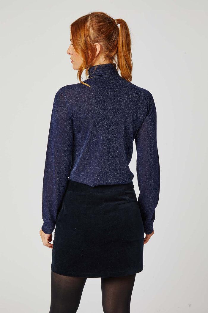 Aspiga Metallic Knit Polo