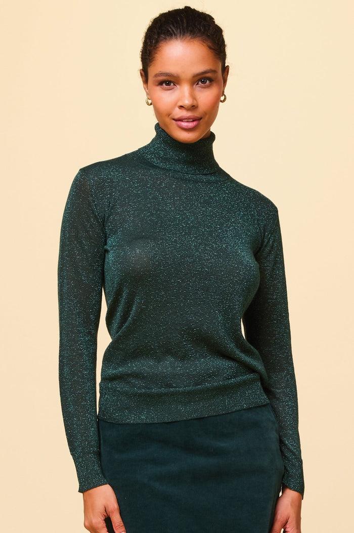 aspiga Metallic Knit Polo