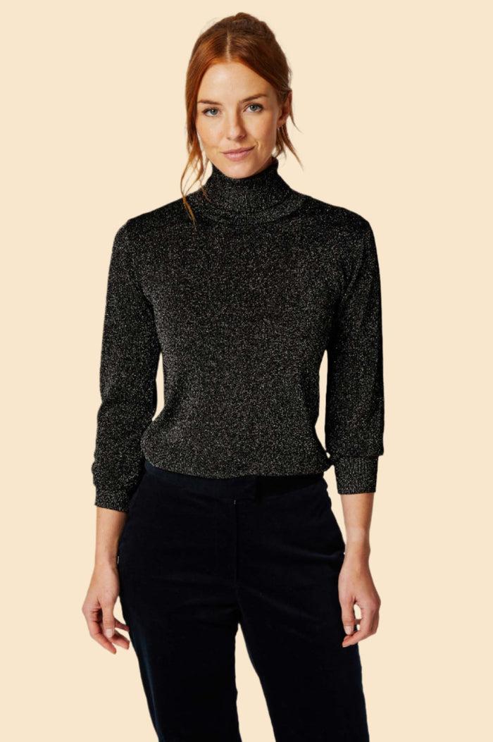 Aspiga Metallic Knit Polo