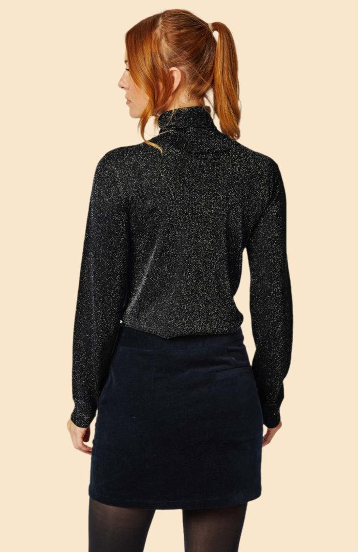 Aspiga Metallic Knit Polo