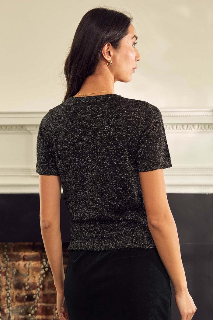 Aspiga Metallic Knit T-Shirt