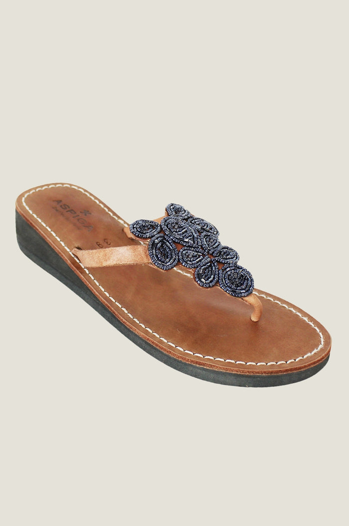 Aspiga Mia Full Beaded Heel Sandals