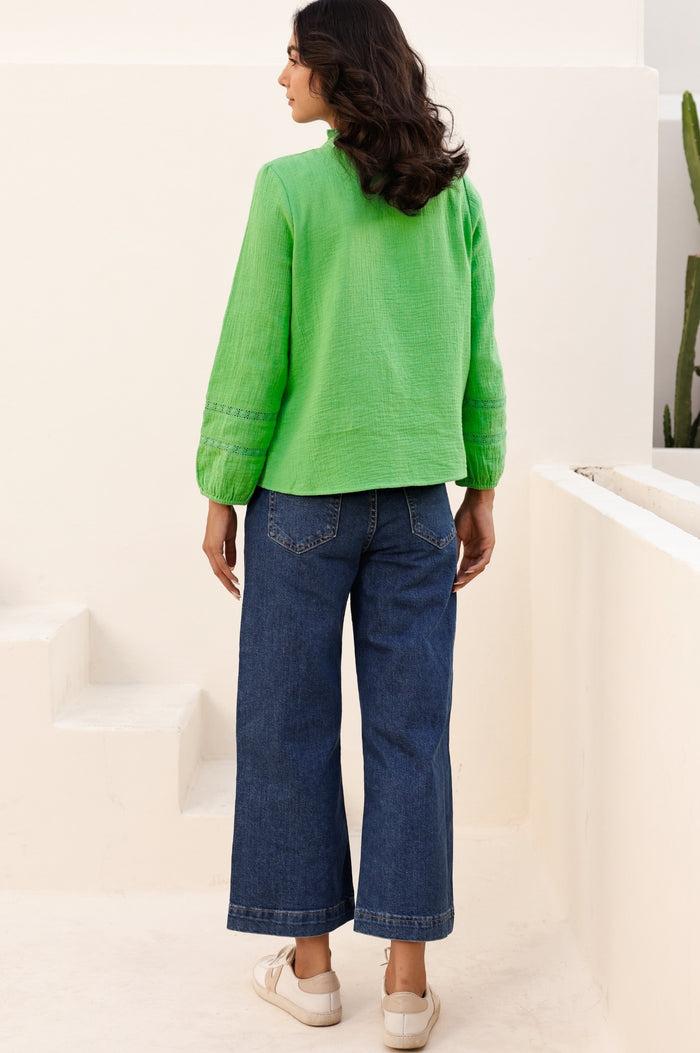 Aspiga Mina Organic Cotton Cheesecloth Blouse