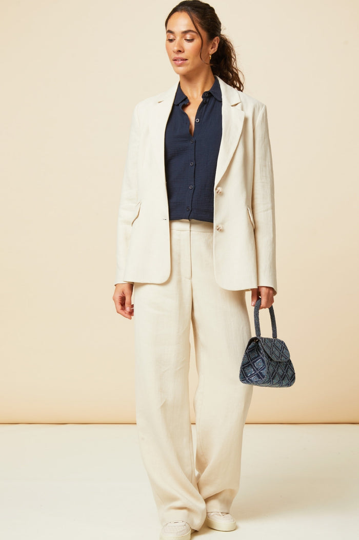 Aspiga Olive Cheesecloth Blouse