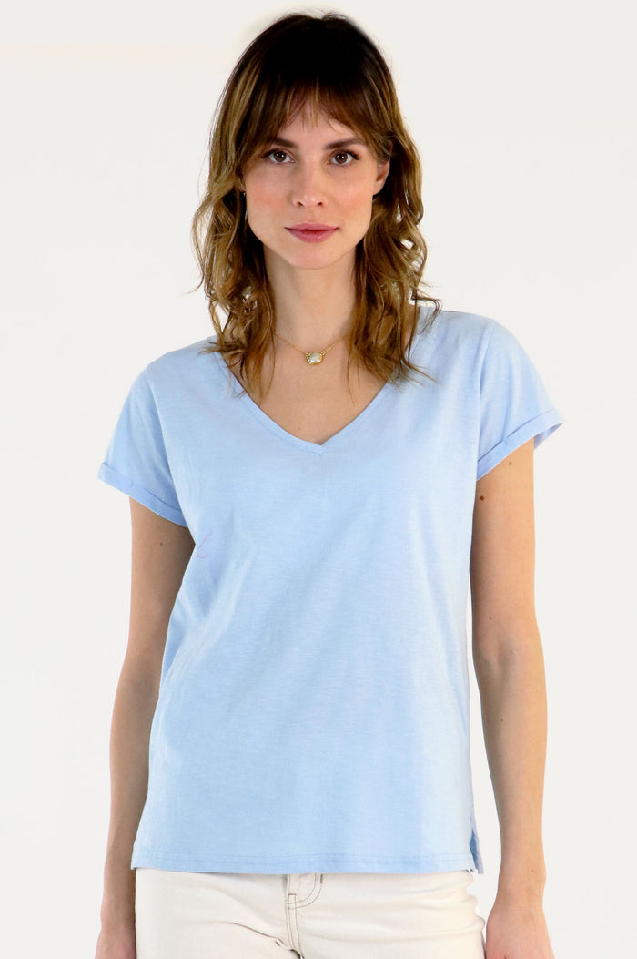 Aspiga Organic Cotton V-Neck T-Shirt