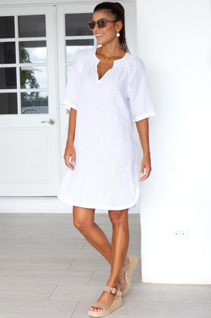 Aspiga Paxos Linen Dress