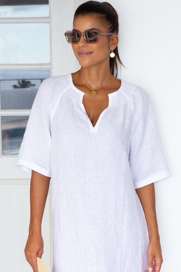Aspiga Paxos Linen Dress