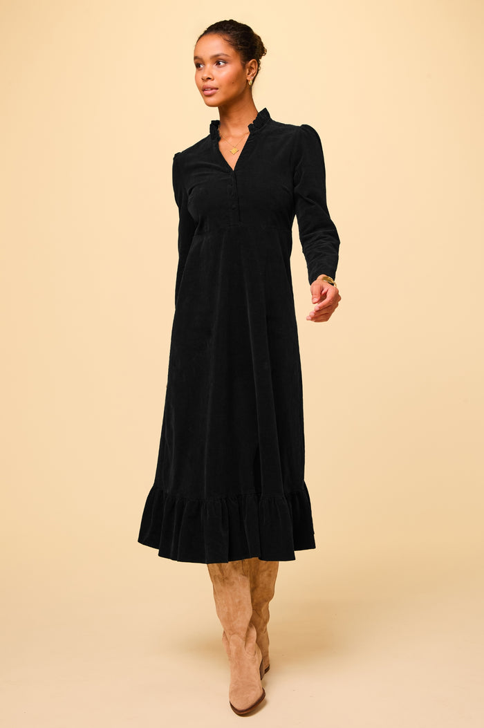 Aspiga Percy Midi Stretch Corduroy Dress