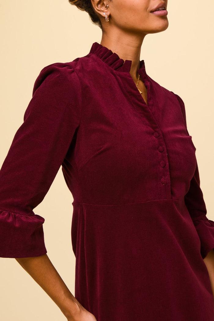 Aspiga Percy Short Stretch Corduroy Dress