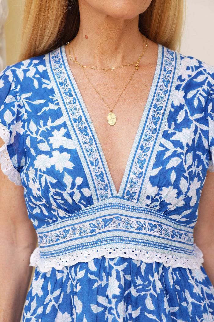 Aspiga Pippa Block Print Dress