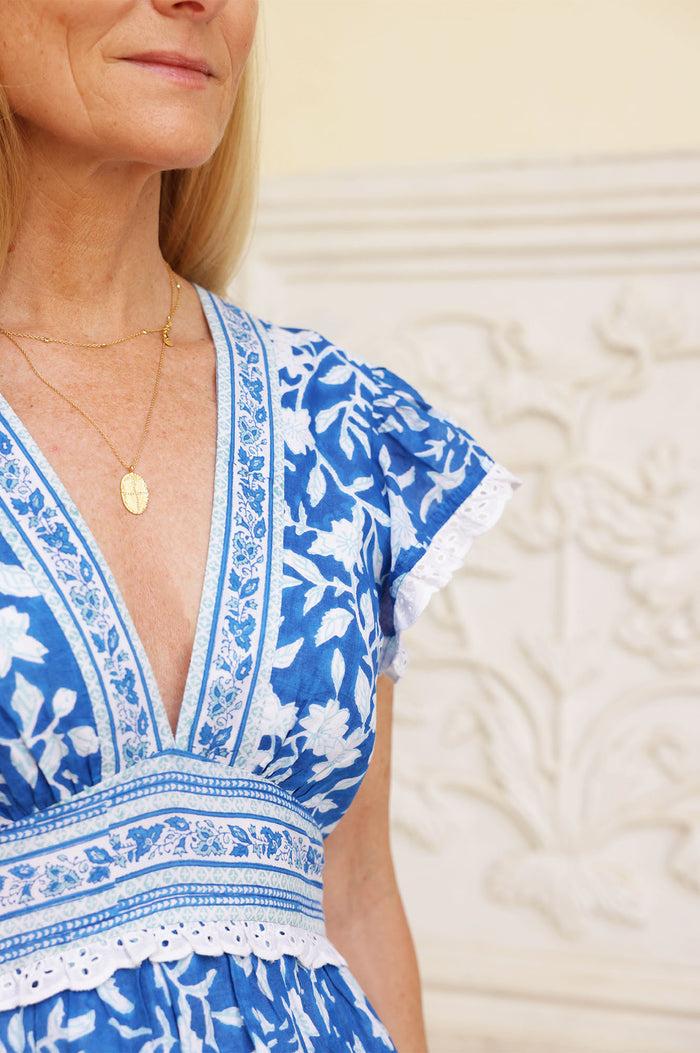 Aspiga Pippa Block Print Dress