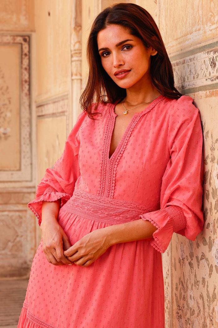 Aspiga Purdie Organic Cotton Dobby Dress