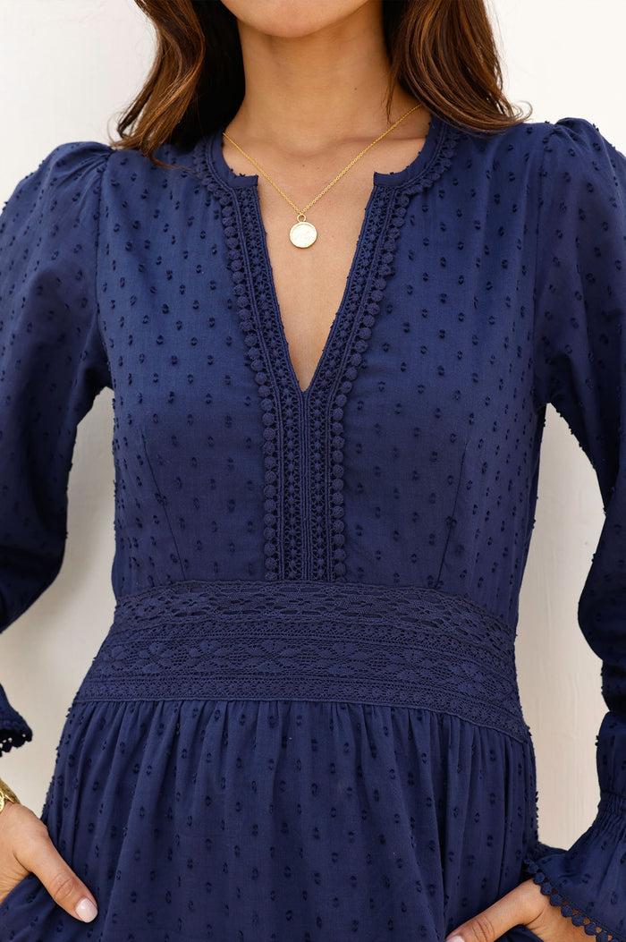 Aspiga Purdie Organic Cotton Dobby Dress