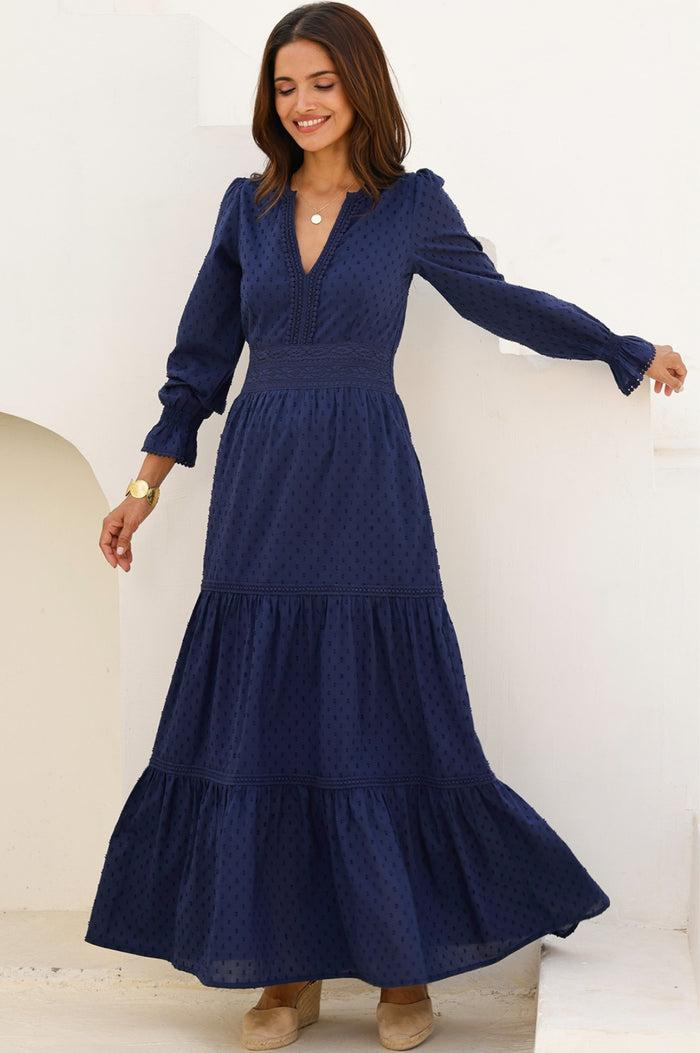 aspiga Purdie Organic Cotton Dobby Dress