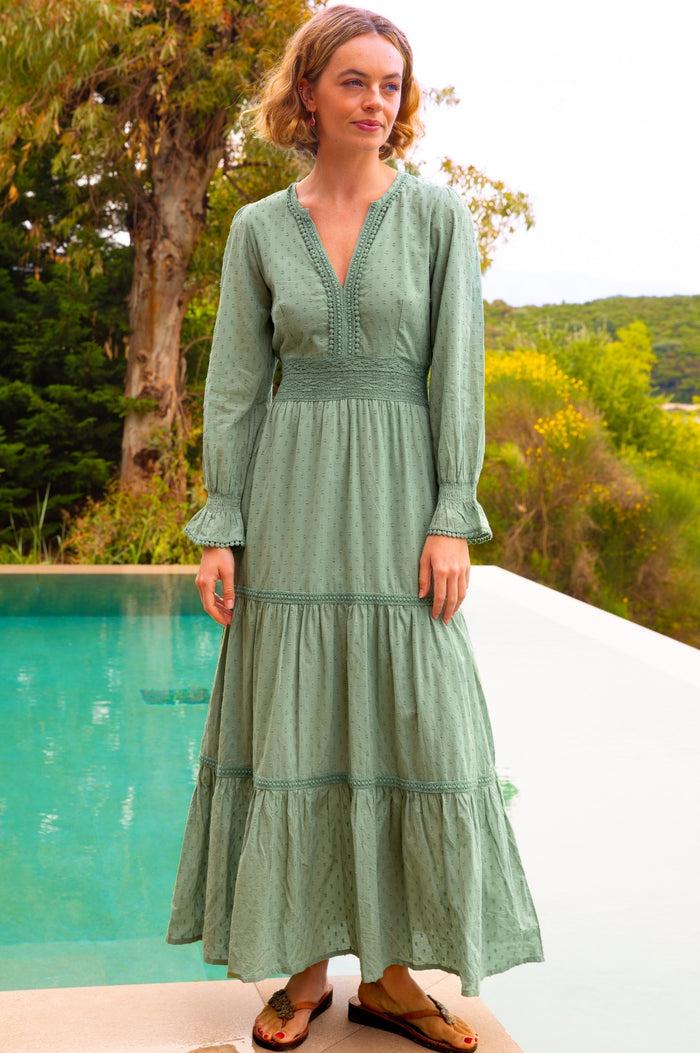 Aspiga Purdie Organic Cotton Dobby Dress