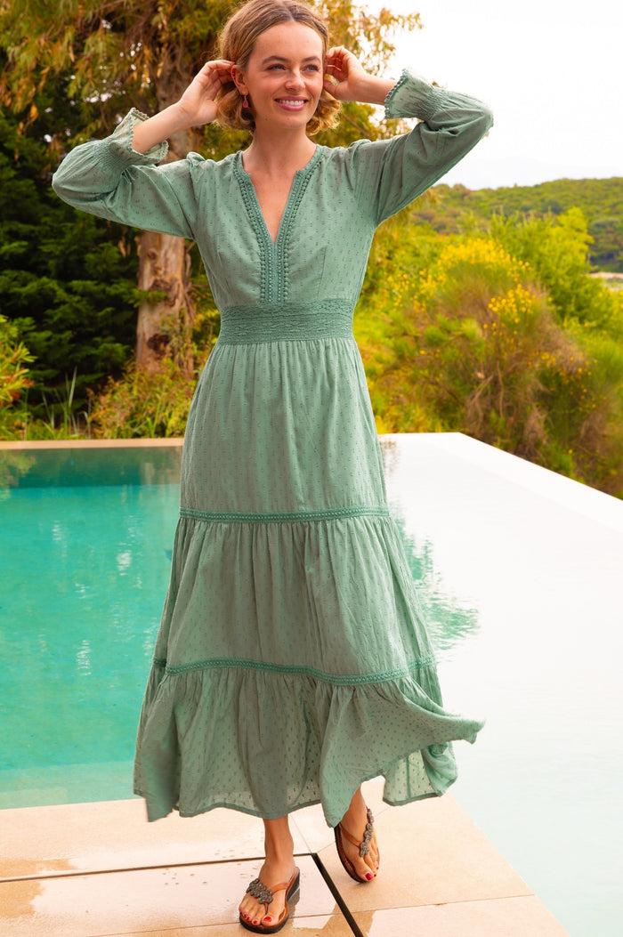 aspiga Purdie Organic Cotton Dobby Dress